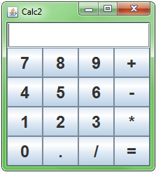 Java Calculator Screenshot